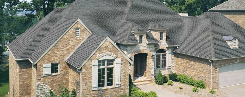 Roof replacement after image on a Wisconsin home