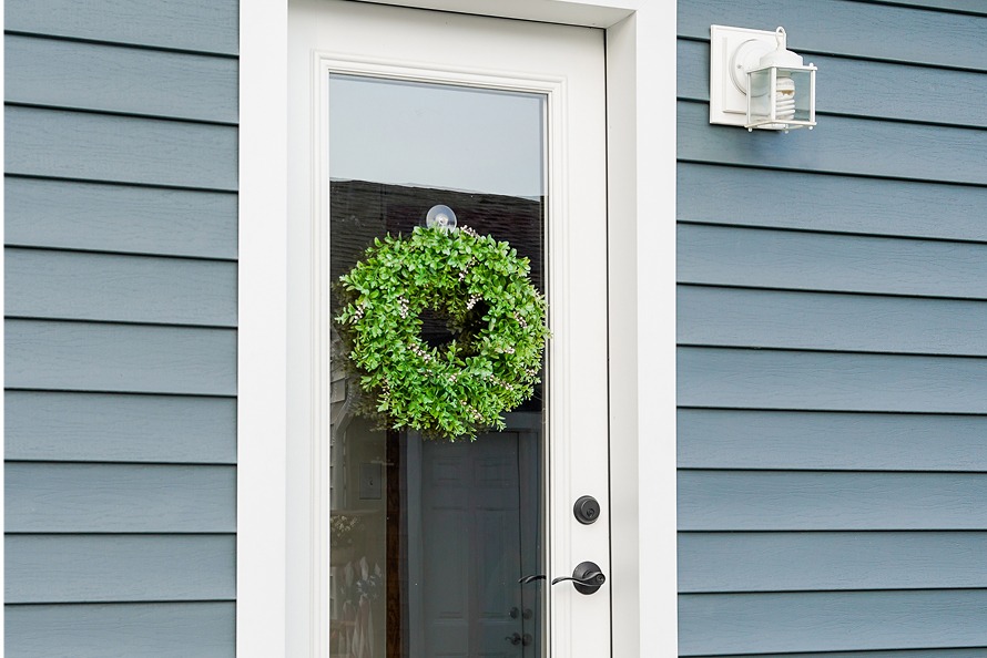 heritage entry door installation example for wisconsin