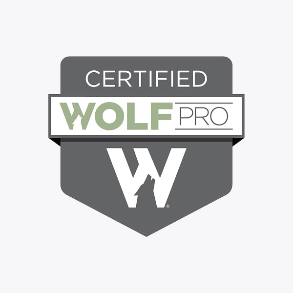 certified wolf pro installer logo